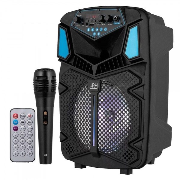 dress call Petulance Boxa portabila cu Bluetooth si microfon pe fir, 300W, JRH H8