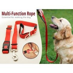 Lesa pentru caini ajustabila Multifunctional Dog Rope
