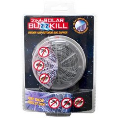 Aparat anti insecte Buzzkill cu incarcare solara si lumina ultravioleta