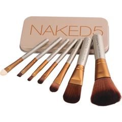 Trusa set 7 pensule pentru machiaj profesional Make-up Naked 5