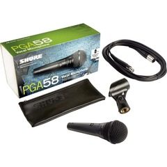 Microfon profesional dinamic cu fir Shure PGA58