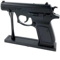 Bricheta antivant in forma de pistol metalic,cu suport si teaca inclusa
