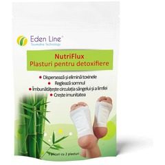 Plasturi pentru detoxifiere 10 bucati,Eden Line NutriFlux