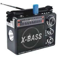 Radio portabil Waxiba XB-2066BT cu Bluetooth, MP3 Player si 3 benzi FM/AM/SW