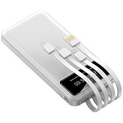 Baterie externa Power Bank 10.000 mAh conectivitate Lightning, USB-C, MicroUSB, USB